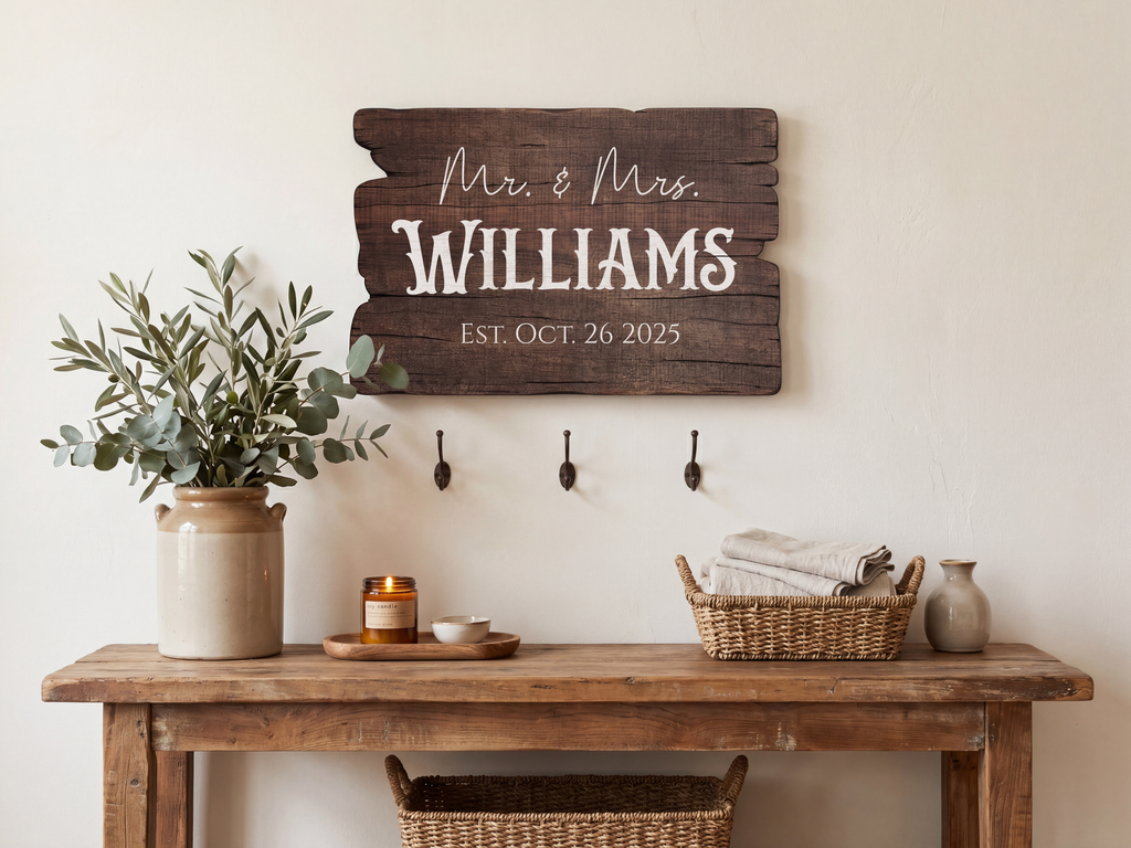 Custom Reclaimed Wood Sign