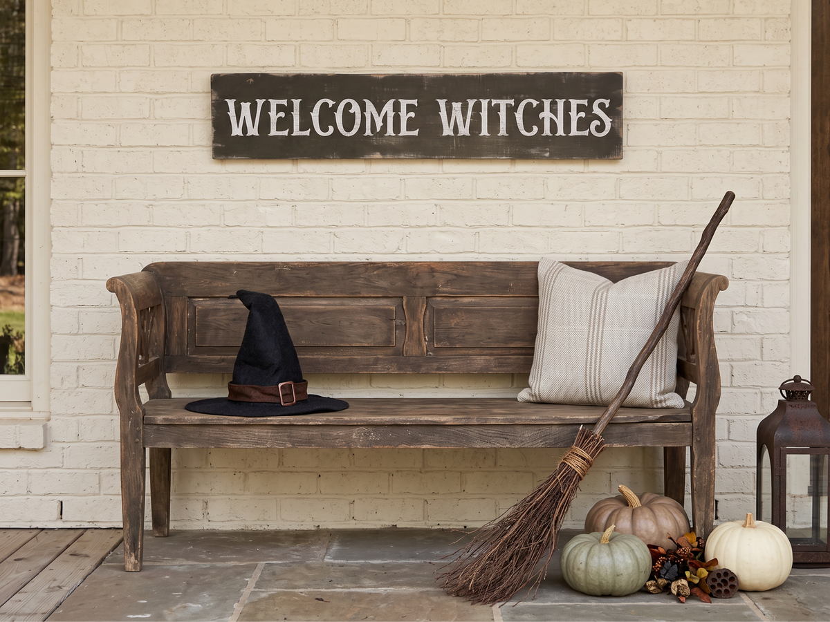 Welcome Witches Halloween Sign