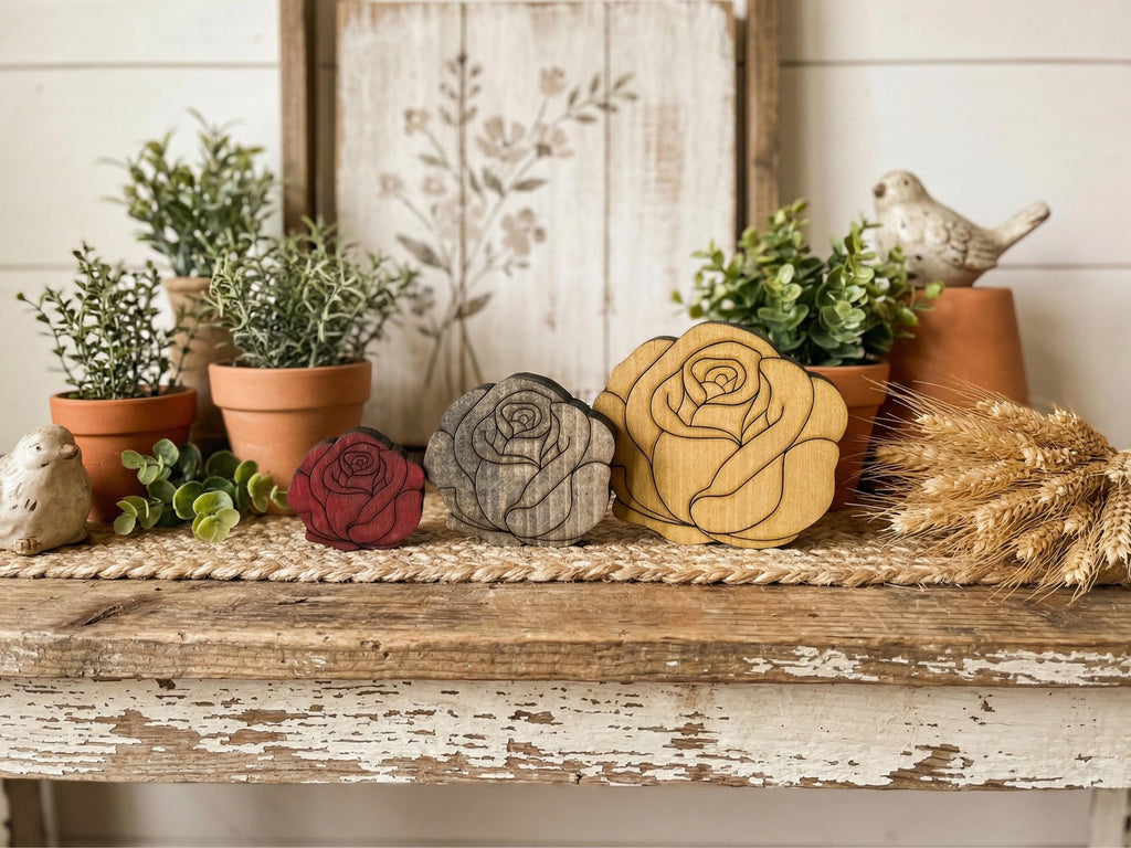 Reclaimed Wood Roses