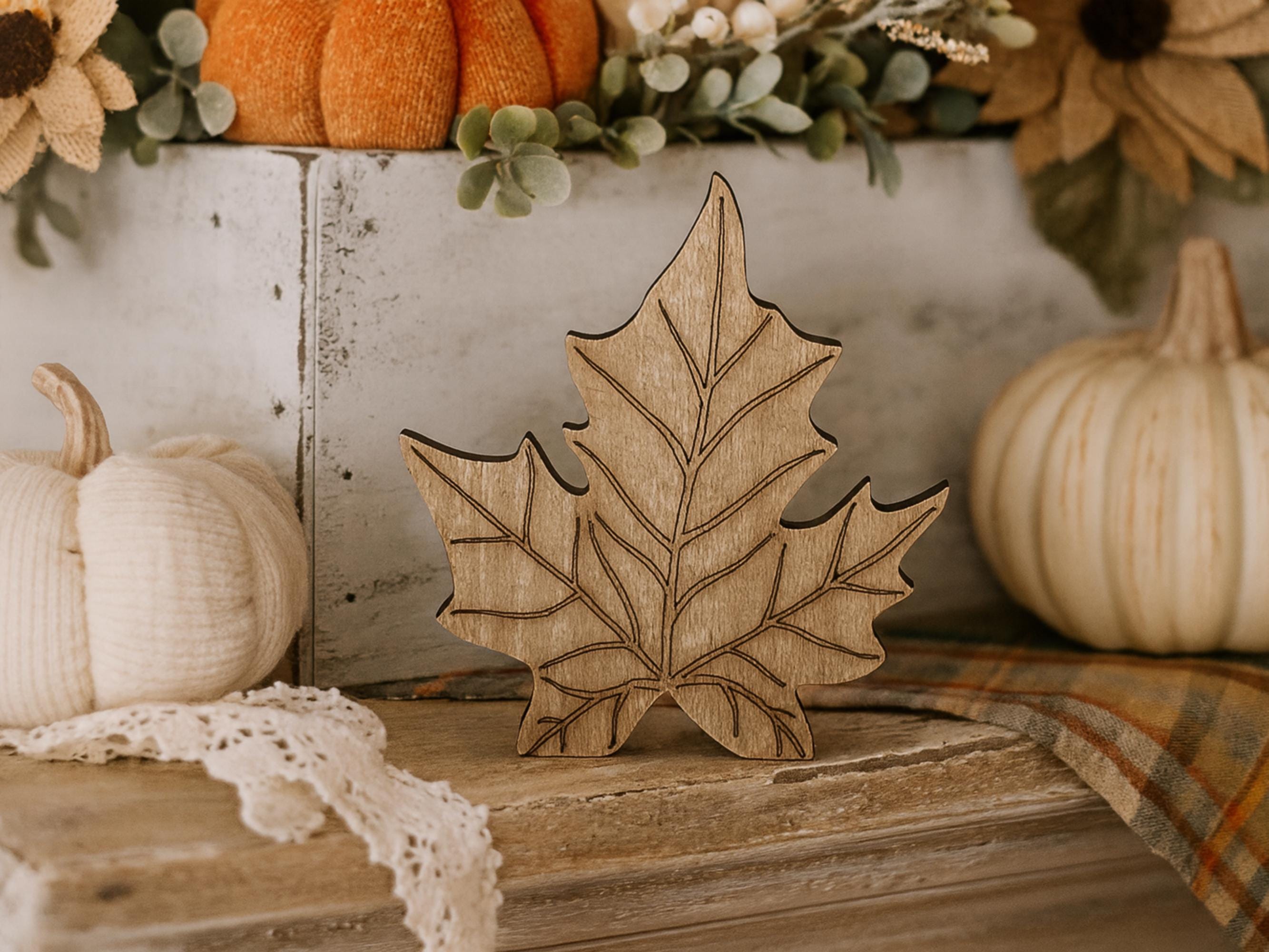 Reclaimed Wood Freestanding Leaf