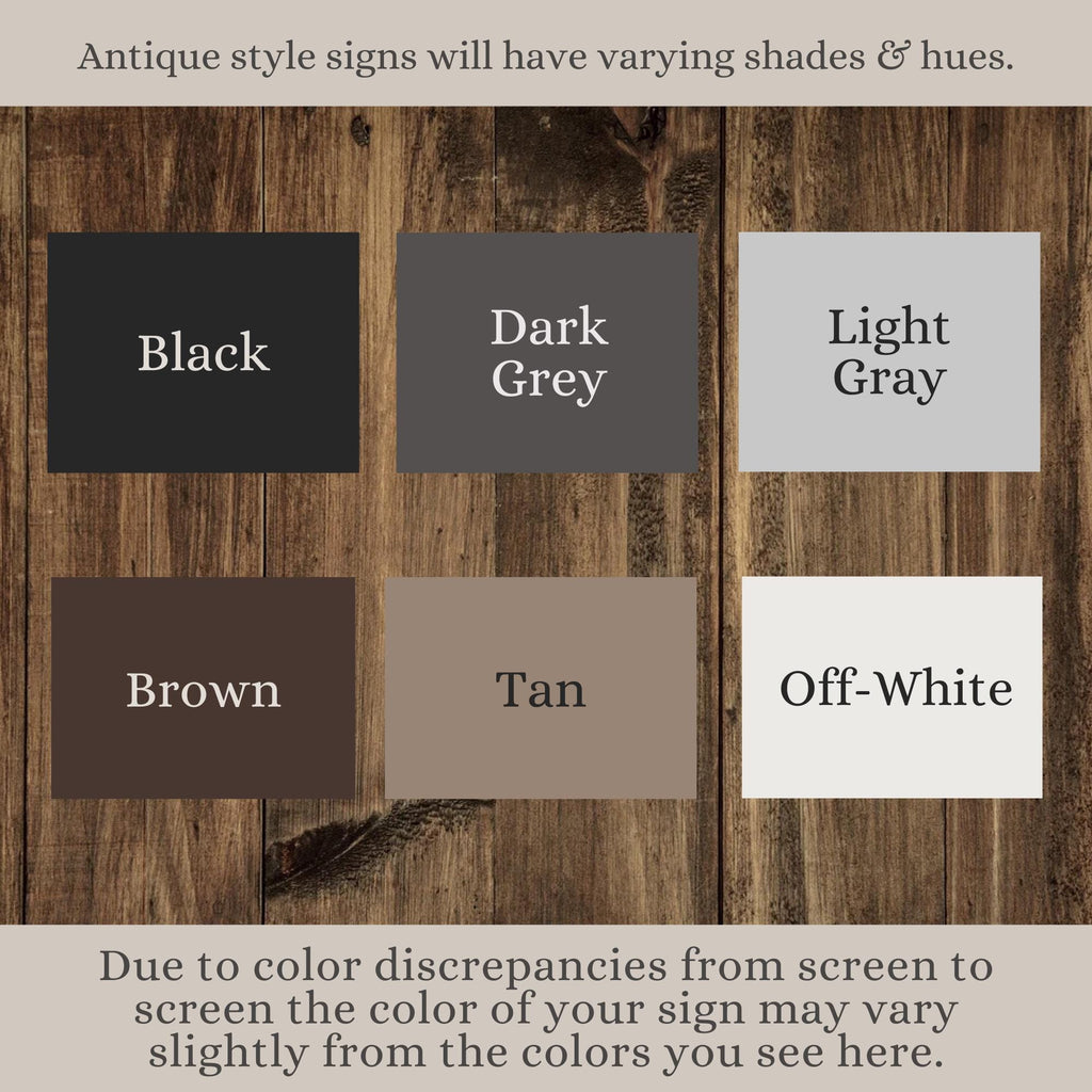 Custom Rustic Coffee Bar Sign