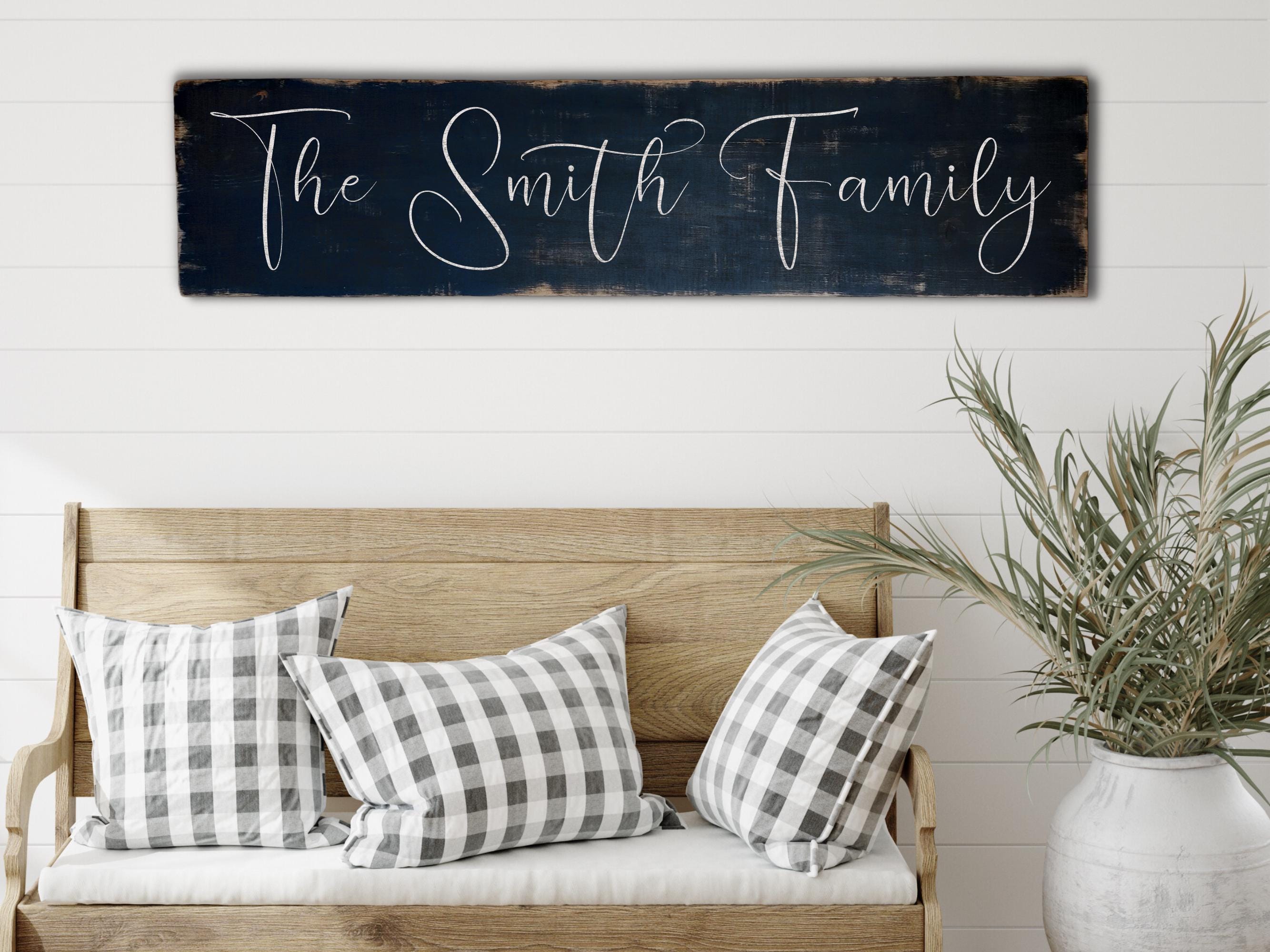 Custom Antique Style Wood Sign
