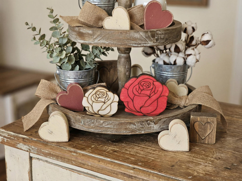 Reclaimed Wood Roses