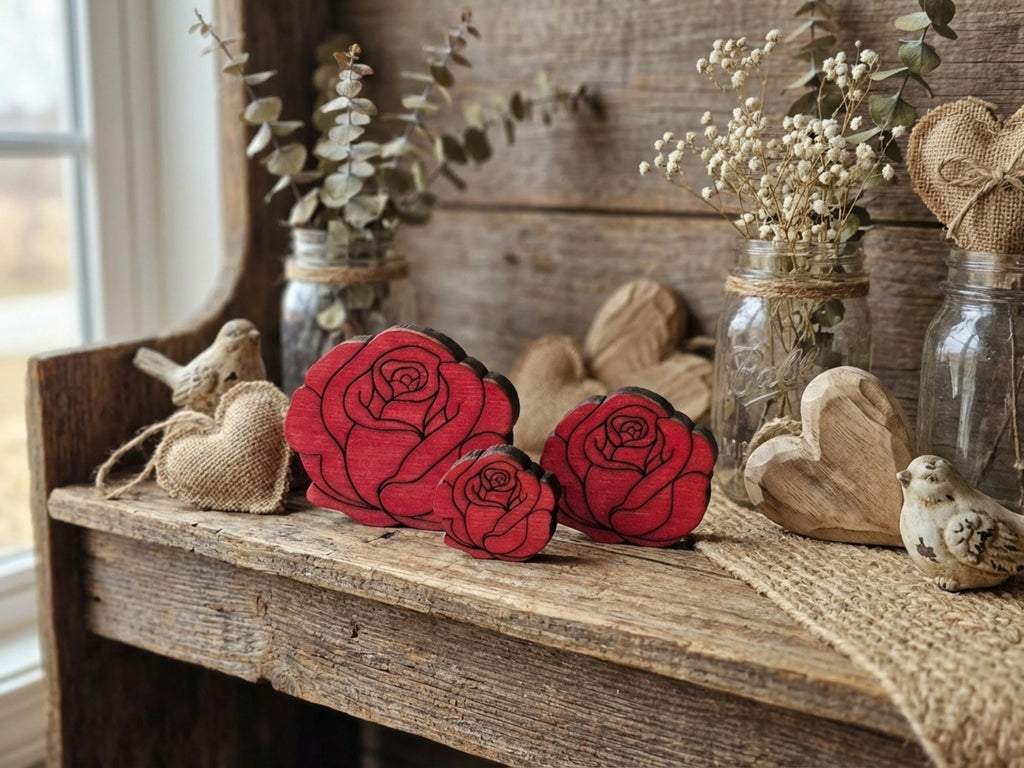 Reclaimed Wood Roses