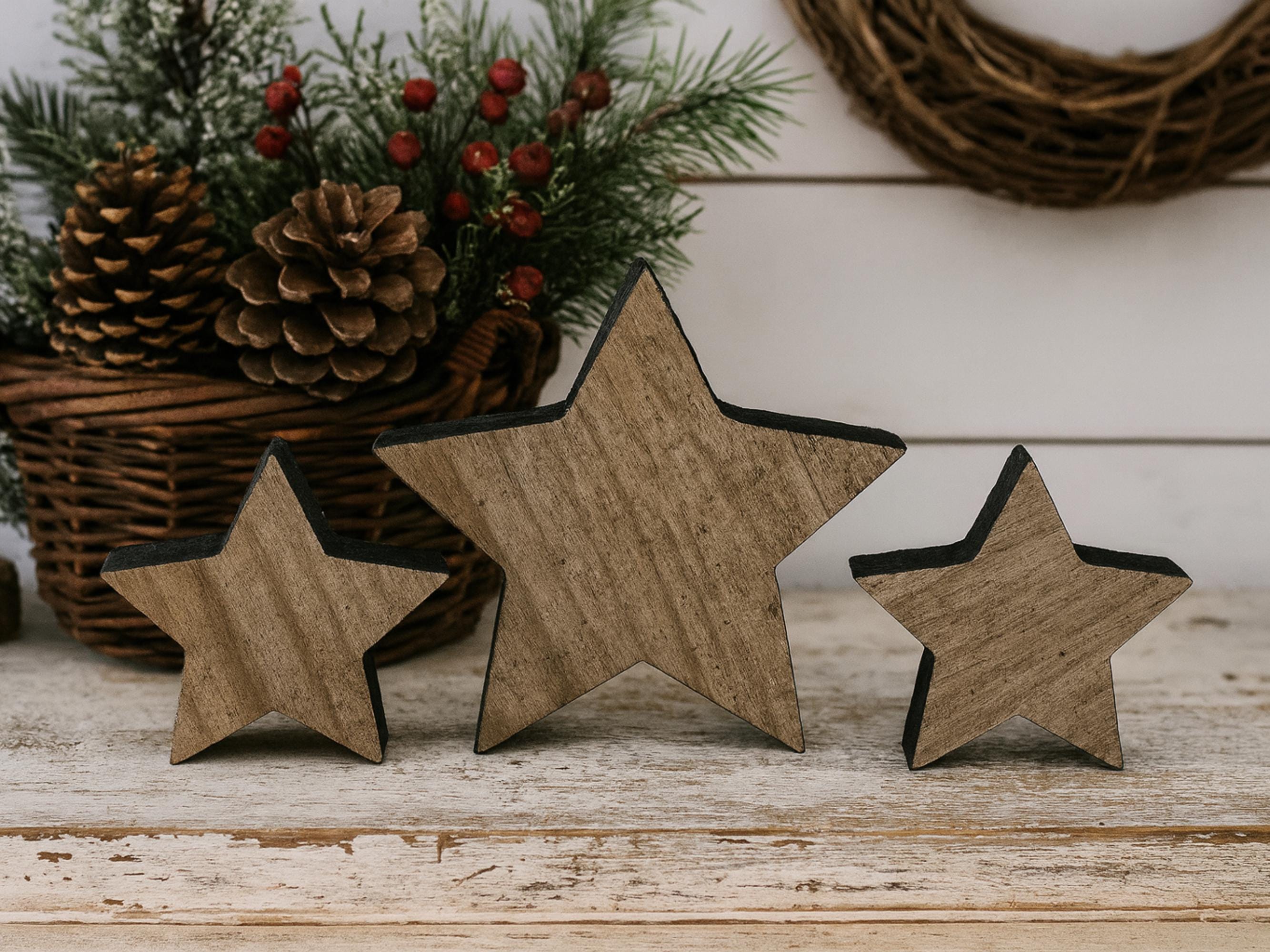 Reclaimed Wood Stars