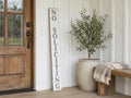 Antique Style No Soliciting Skinny Sign