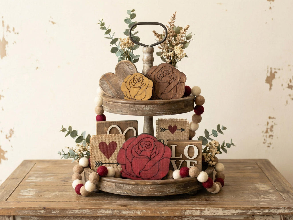 Reclaimed Wood Roses
