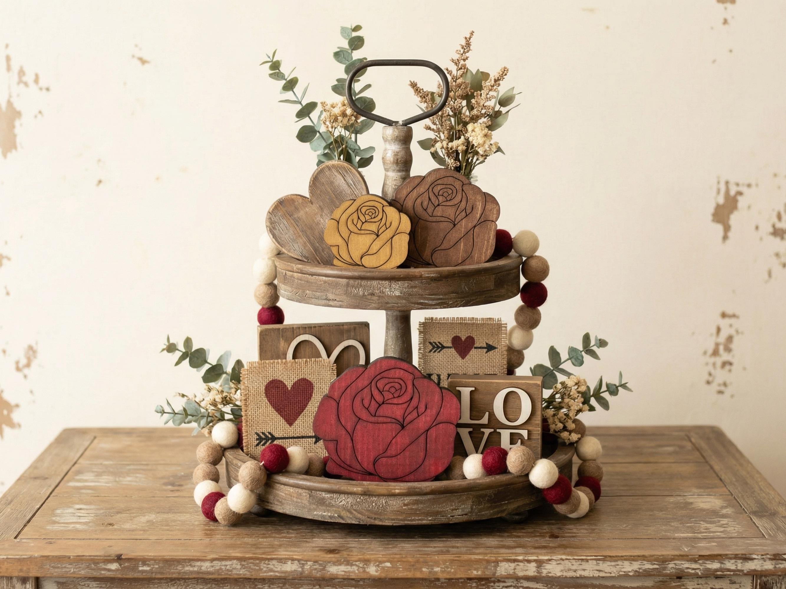 Reclaimed Wood Roses