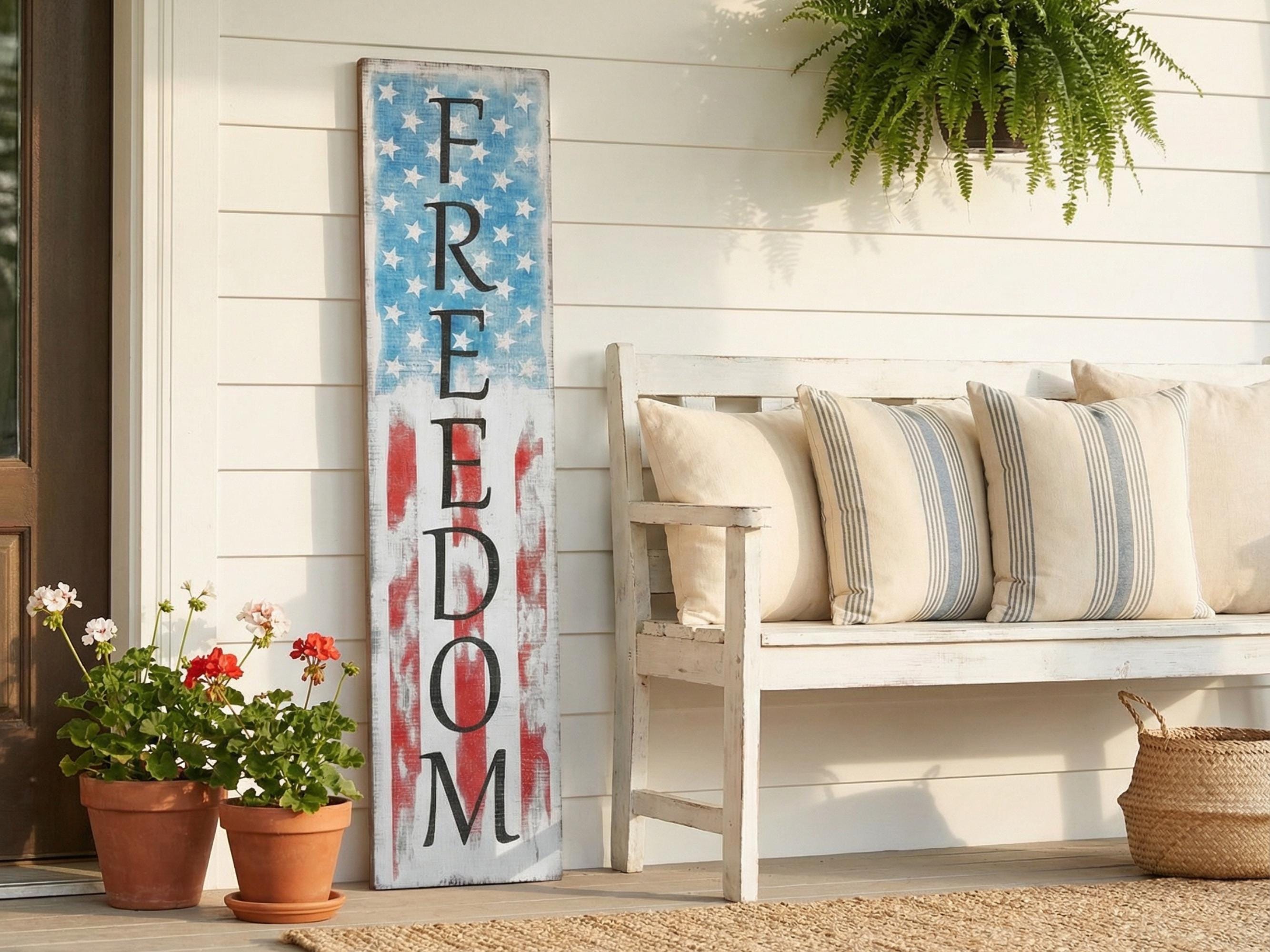 Freedom Red White & Blue American Flag