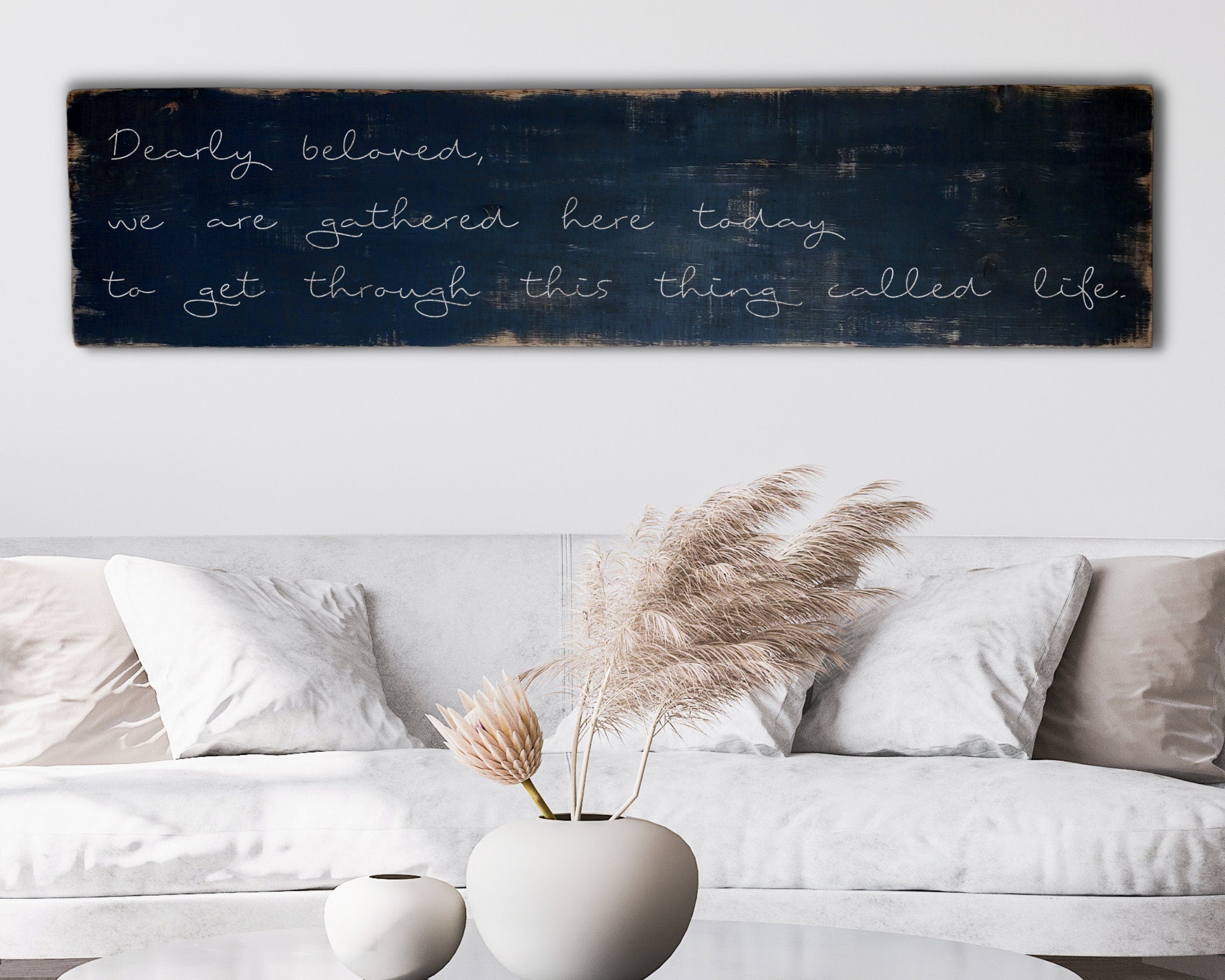 Custom Antique Style Wood Sign