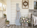 Gray Bunny with a Burlap Bow