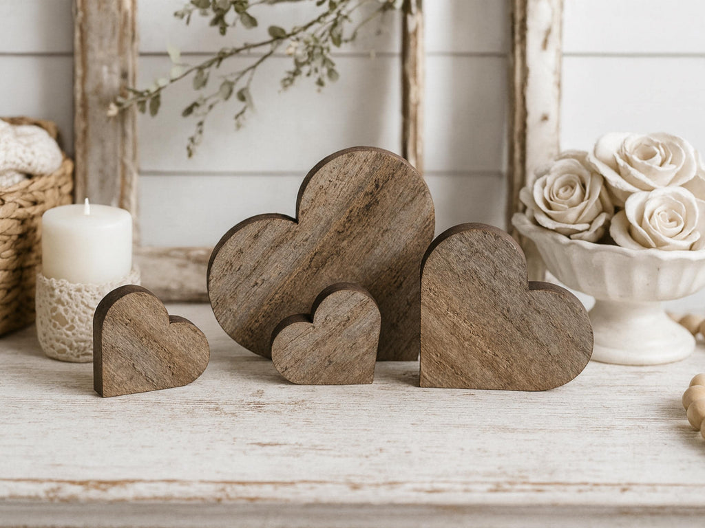 Reclaimed Wood Hearts