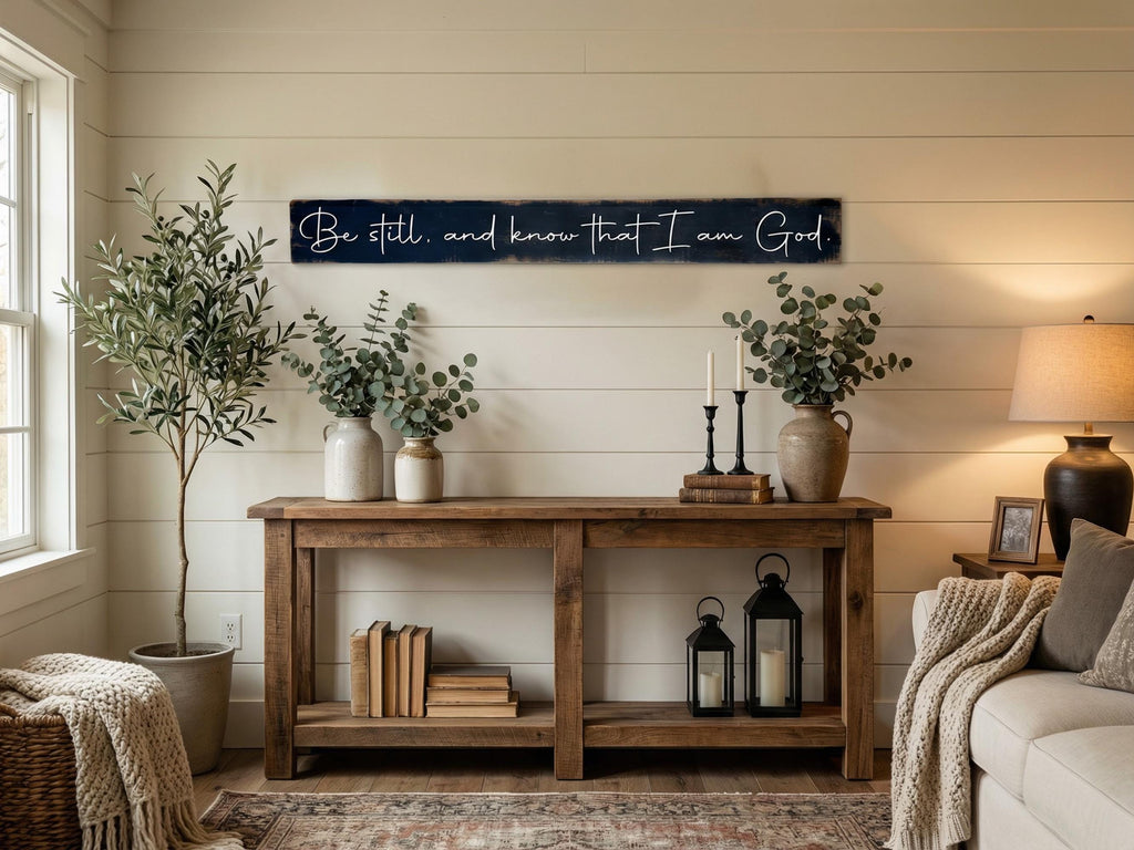 Psalm 46:10 Bible Verse Sign