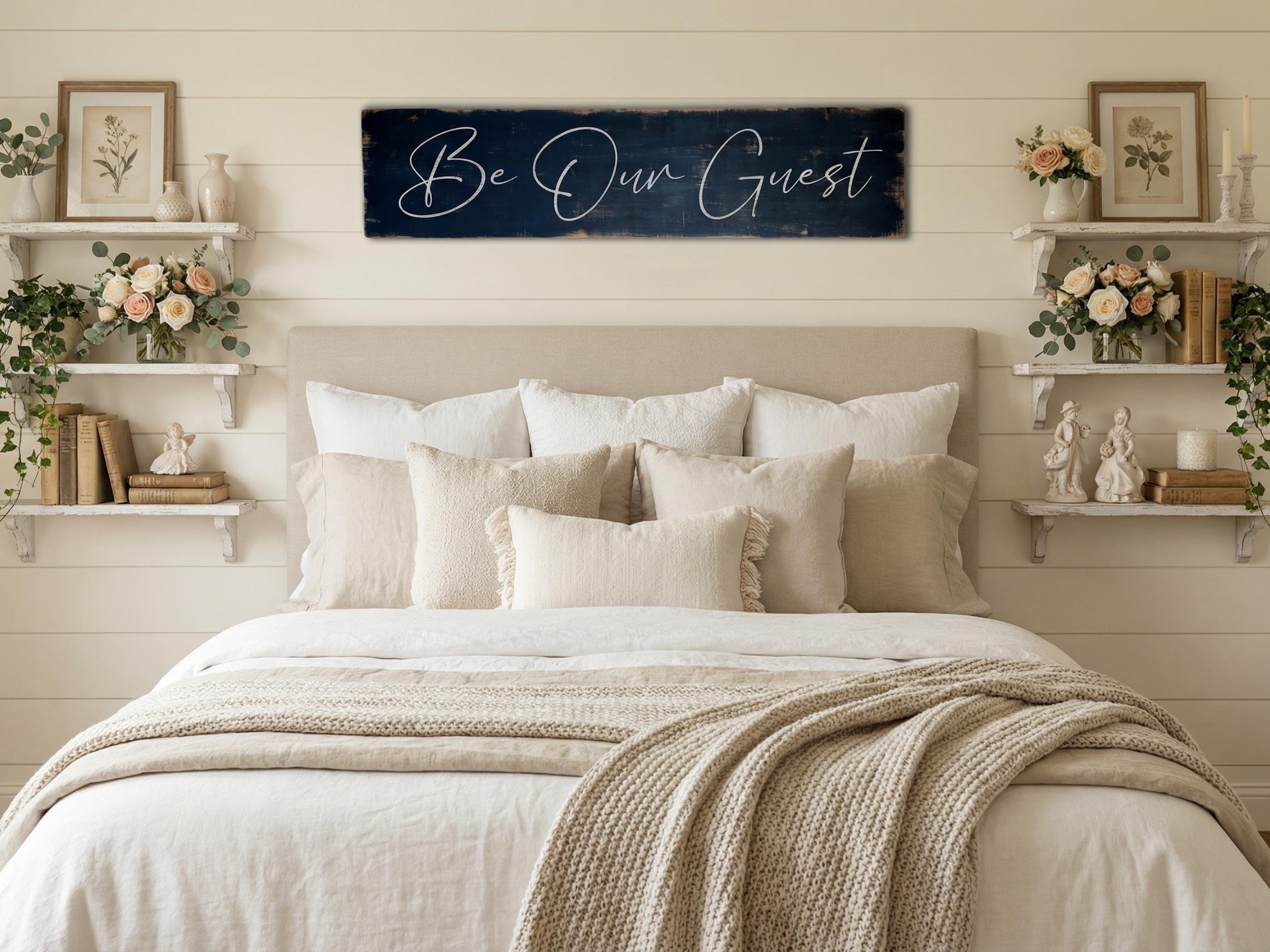 Antique Style Be Our Guest Sign