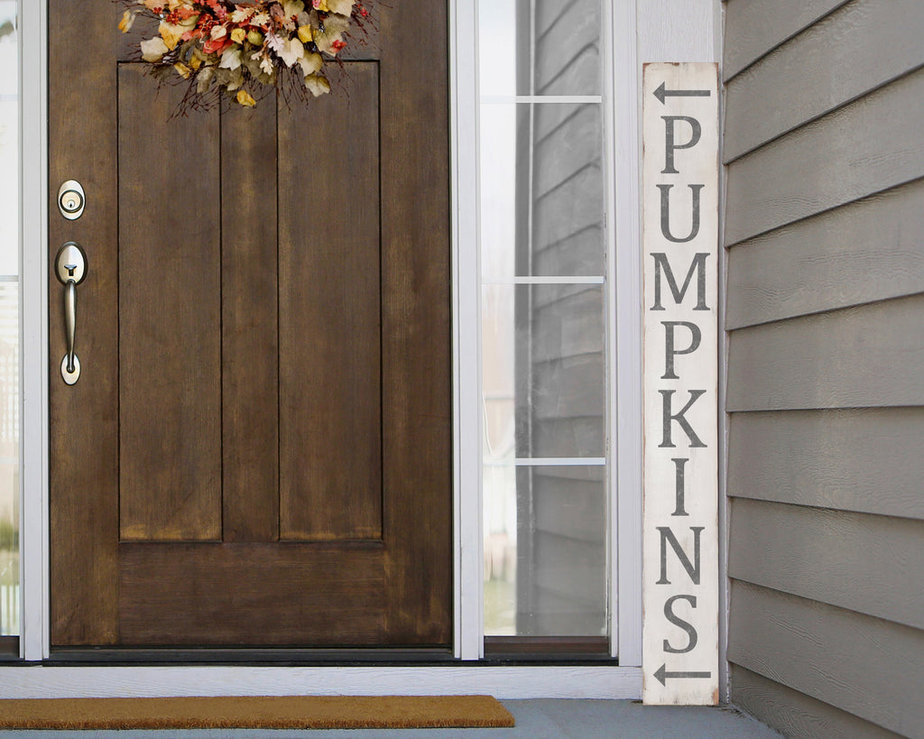 Antique Style Pumpkins Sign