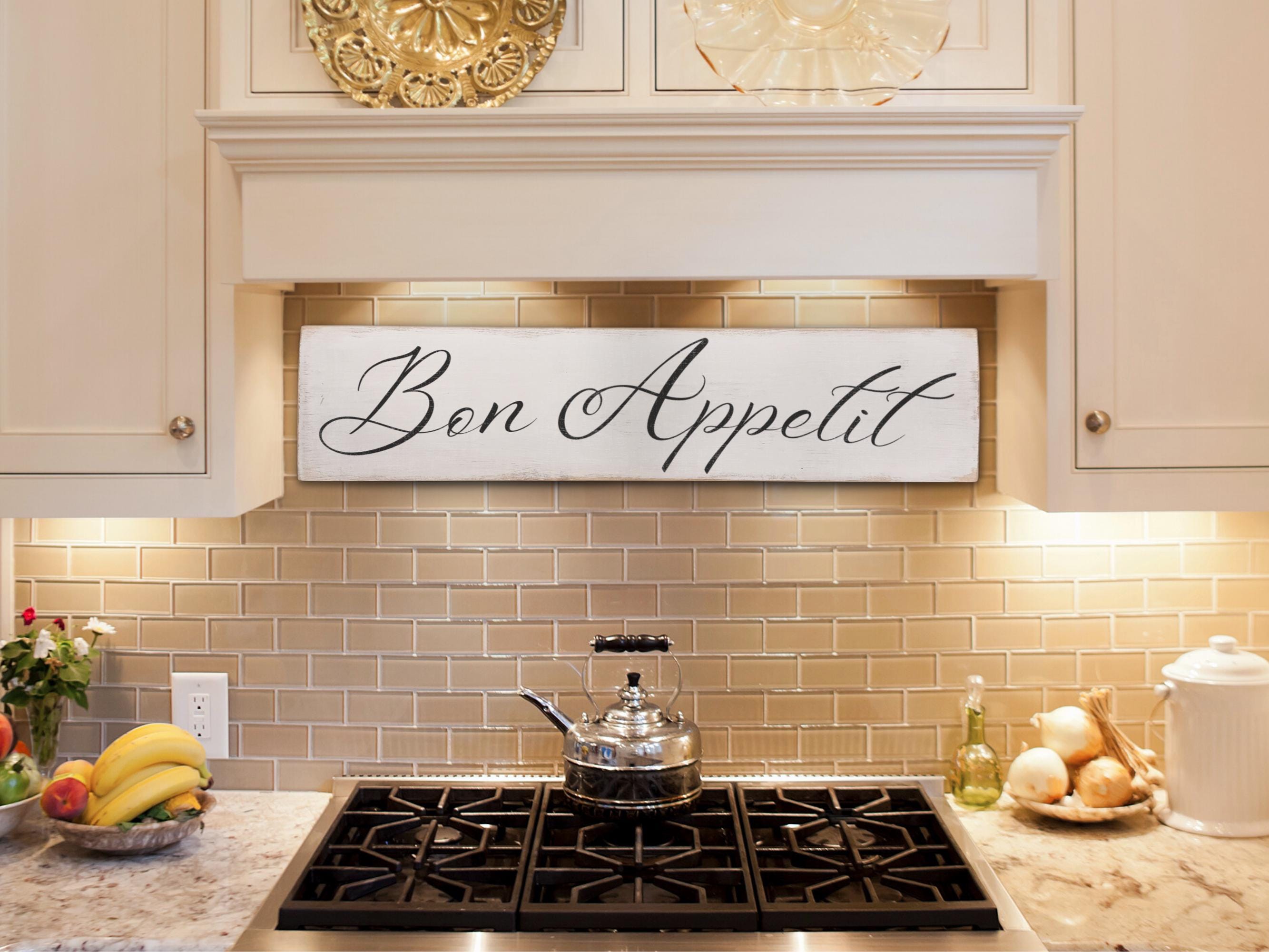 Vintage Style Bon Appetit Sign