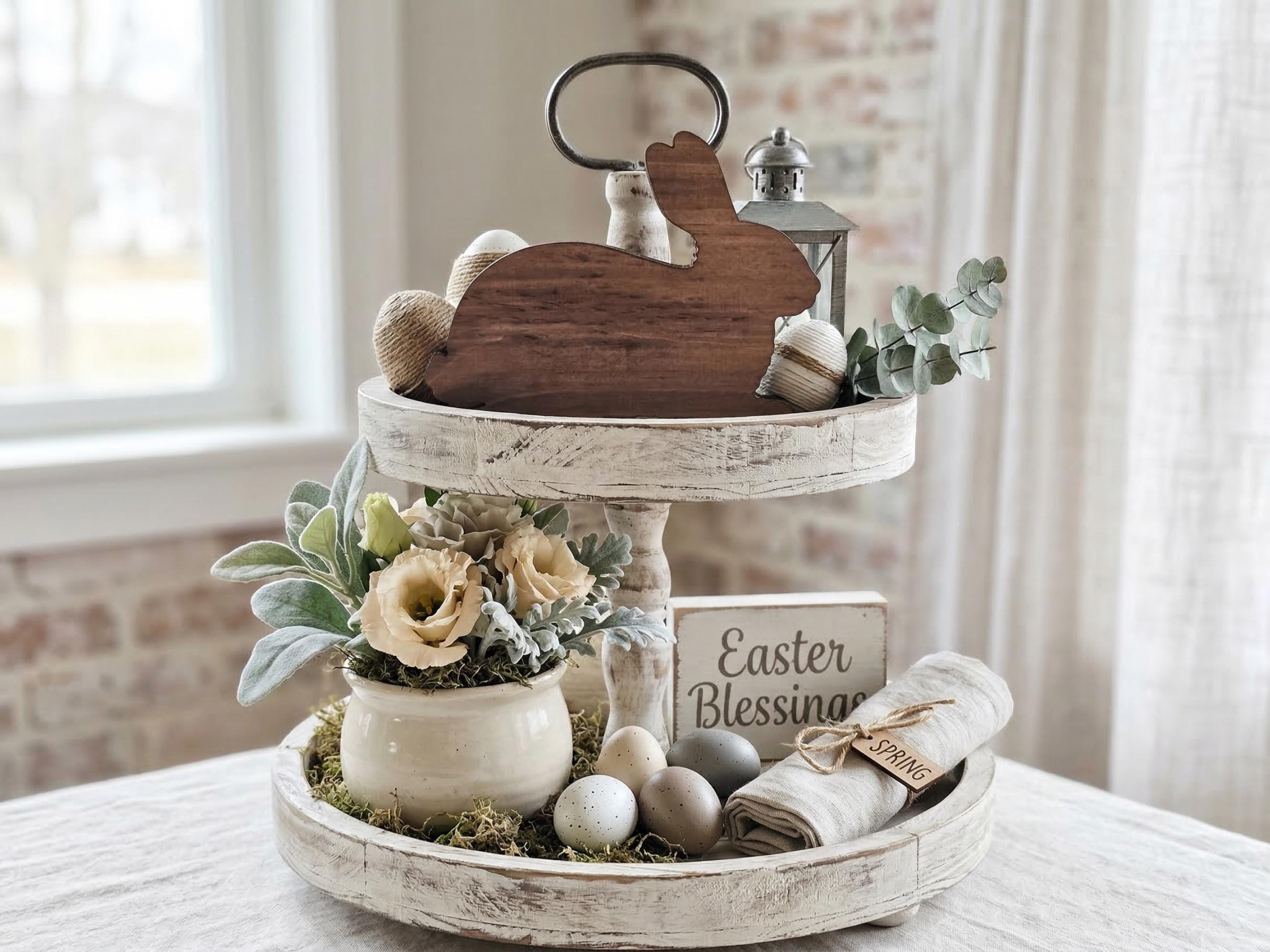 Reclaimed Wood Freestanding Bunny