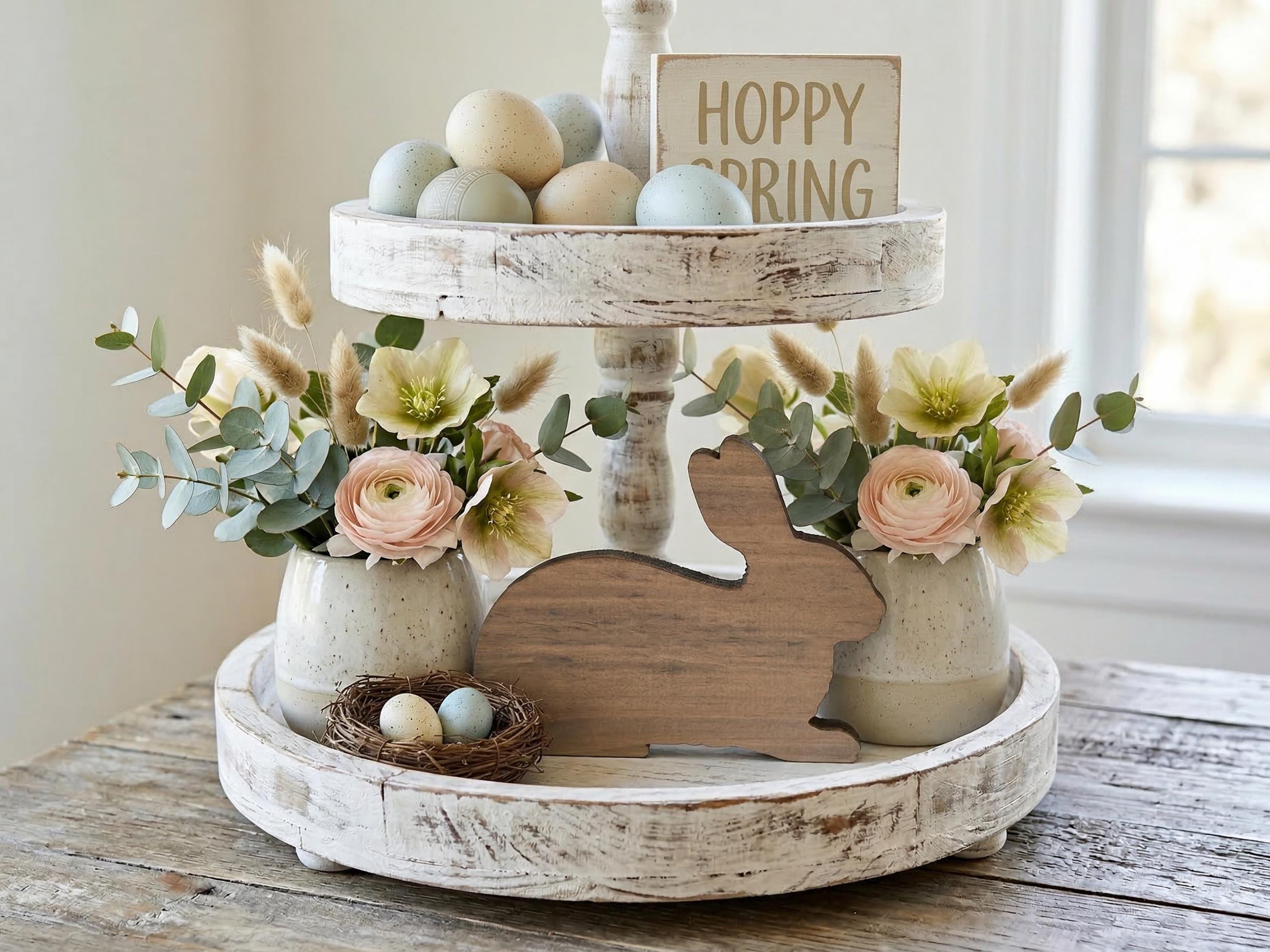 Reclaimed Wood Freestanding Bunny