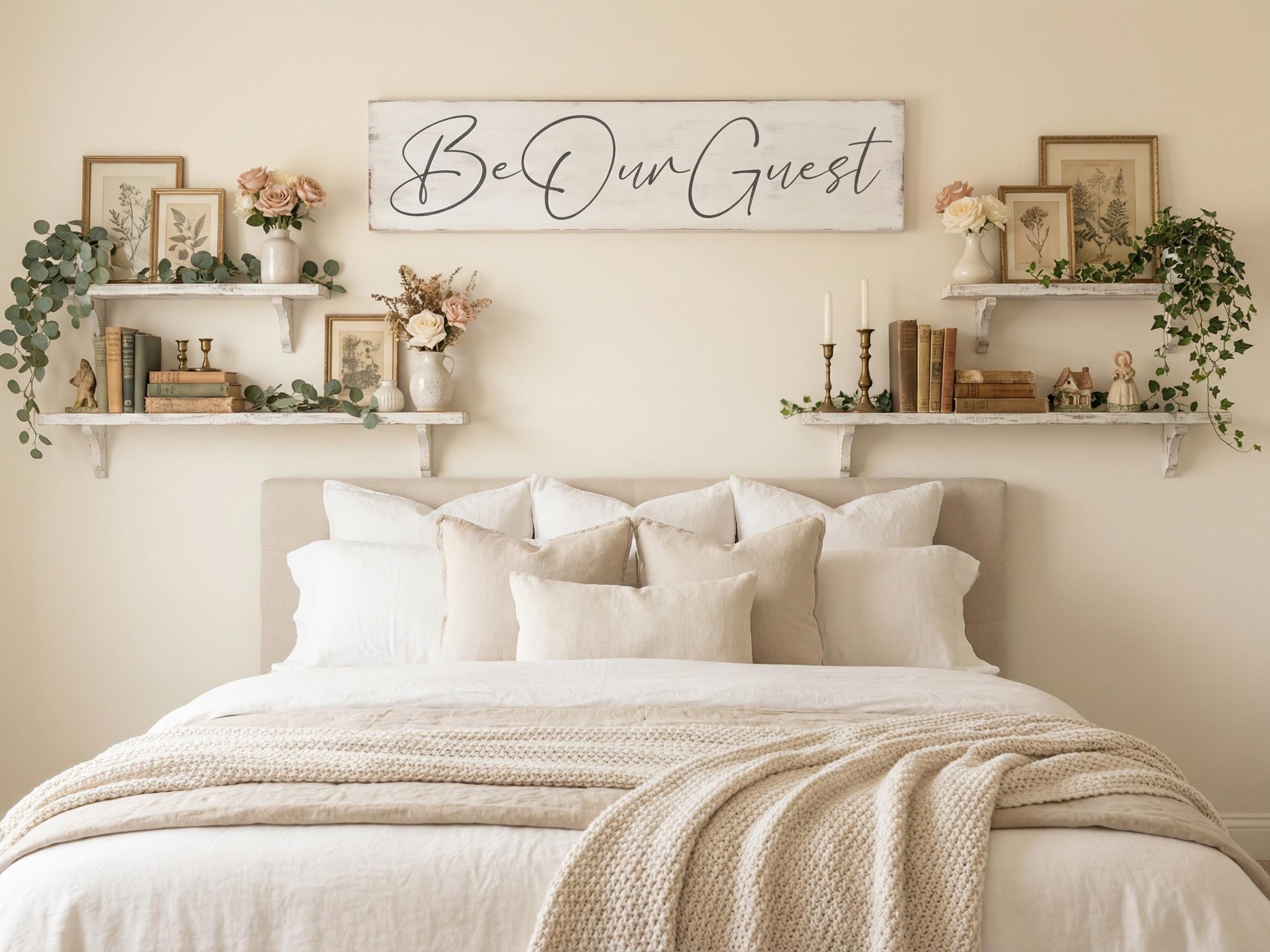 Antique Style Be Our Guest Sign