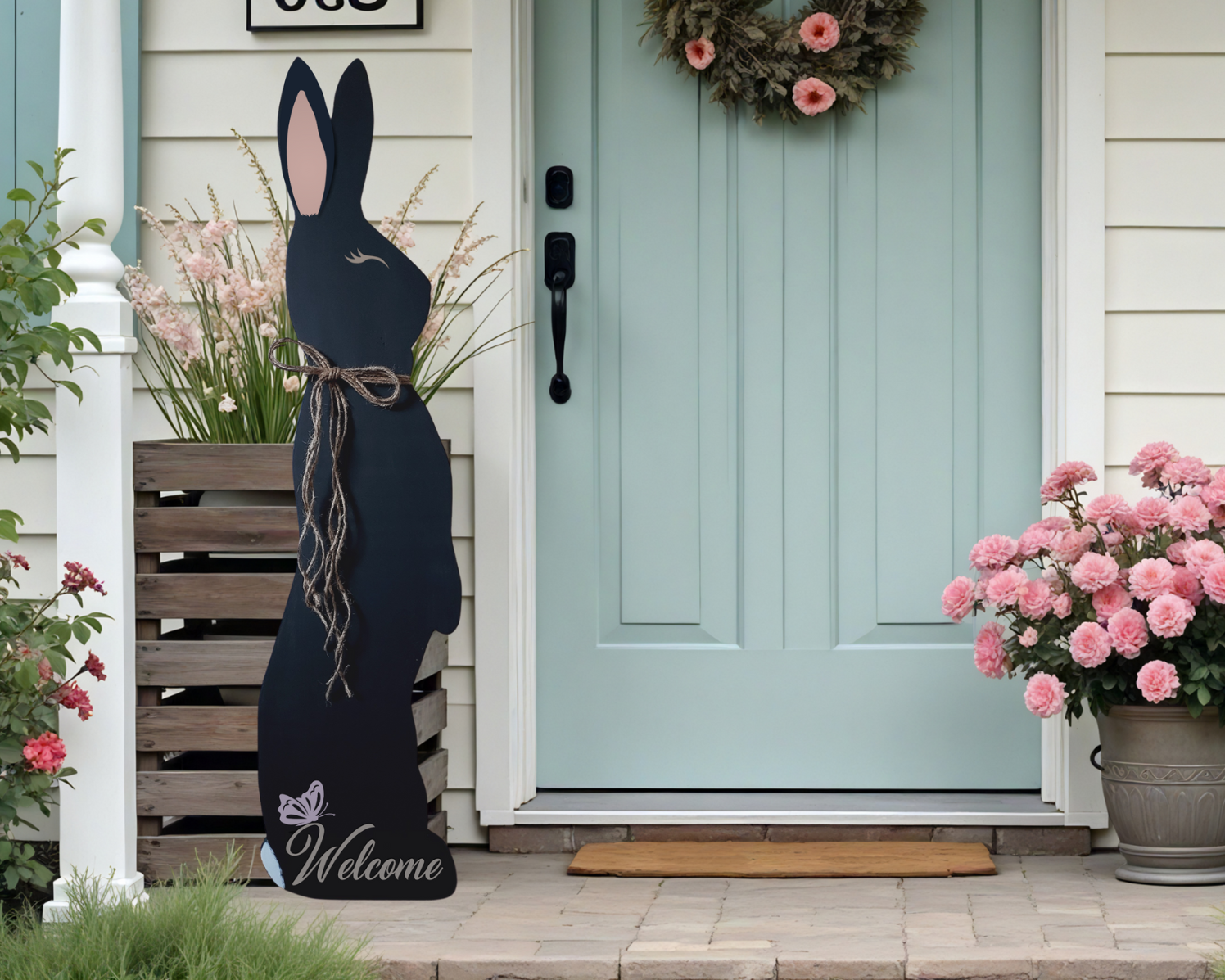 Home & Living :: Home Decor :: 3D detailed wooden porch leaner standing ...