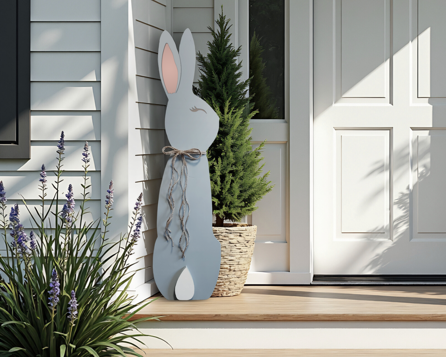 Home & Living :: Home Decor :: 3D detailed wooden porch leaner sitting ...